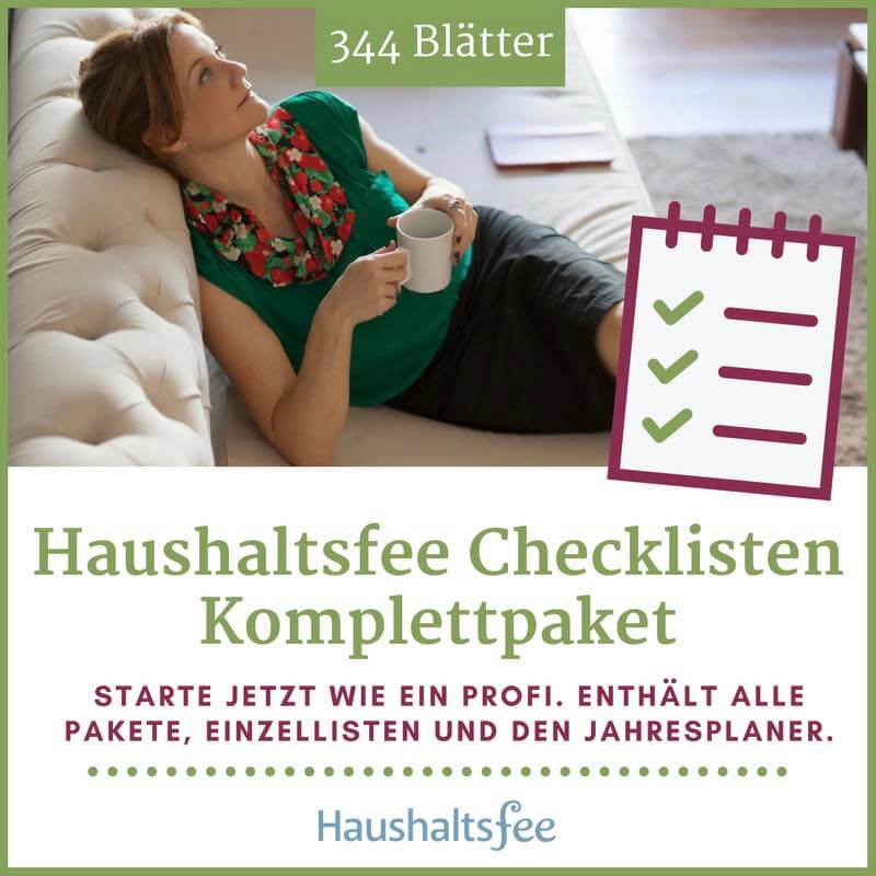 Checklisten Komplettpaket - Haushaltsfee Claudia Windfelder 1