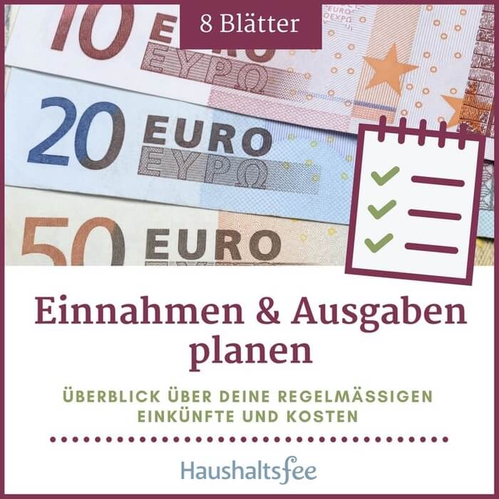 Checklisten Pkt. 3 "Organisation & Finanzen" Digitalversion - Haushaltsfee - becomePro