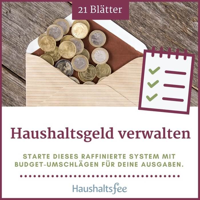 Checklisten Pkt. 3 "Organisation & Finanzen" Digitalversion - Haushaltsfee - becomePro