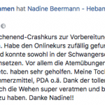 Geburtsvorbereitungskurs Online - Nadine Beermann - becomePro