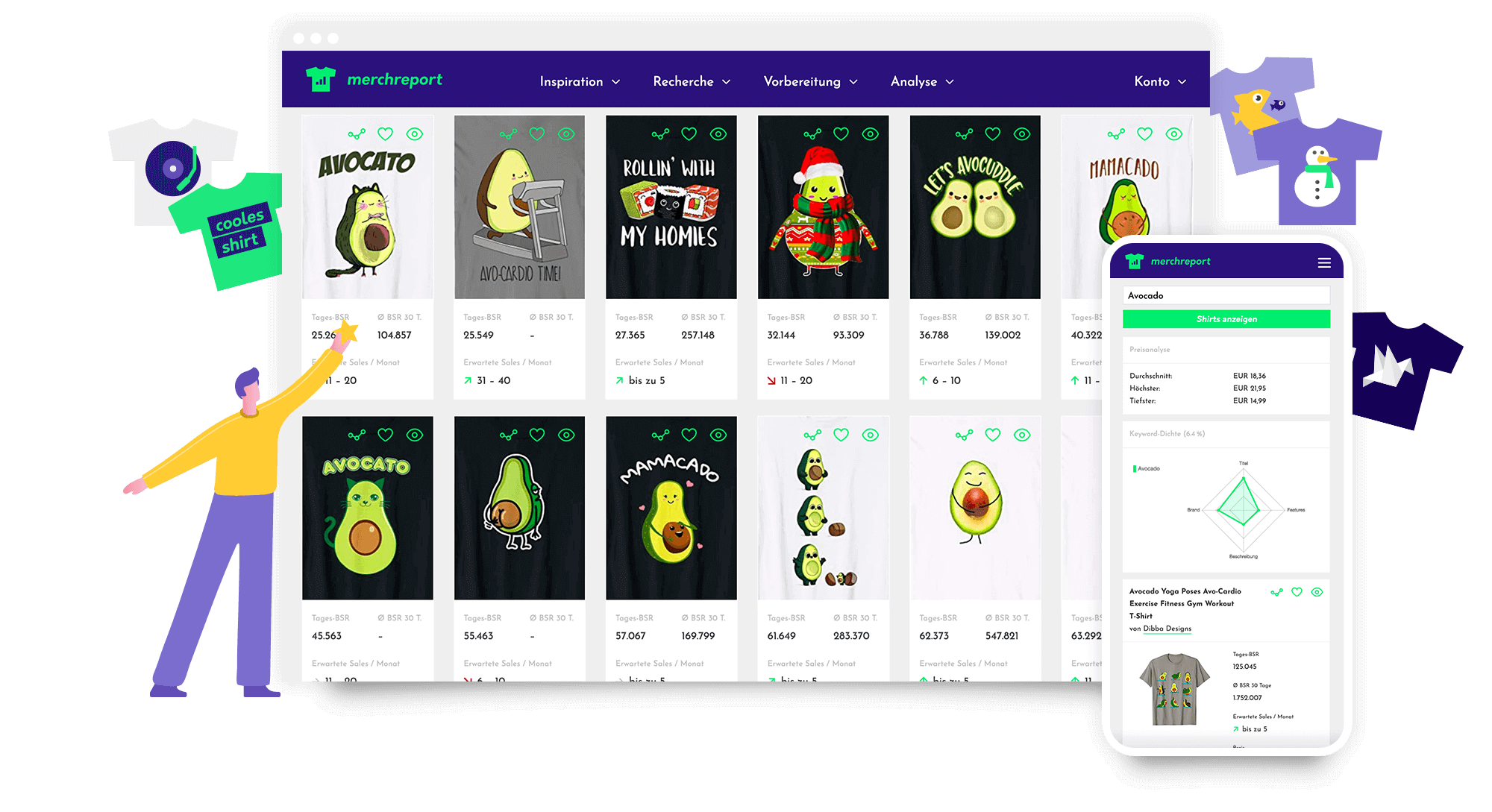 Merchreport - das All-in-One Tool für Merch by Amazon MBA 3 Merchreport - das All-in-One Tool für Merch by Amazon MBA - becomePro