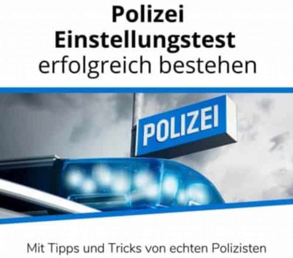 Prüfungstrainer Einstellungstest Für Polizei/Zoll • BecomePro