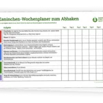 Kaninchen Ratgeber 🐇 "Schritt für Schritt zum Kaninchenglück" 3 wochenplaner-vorlage (1)