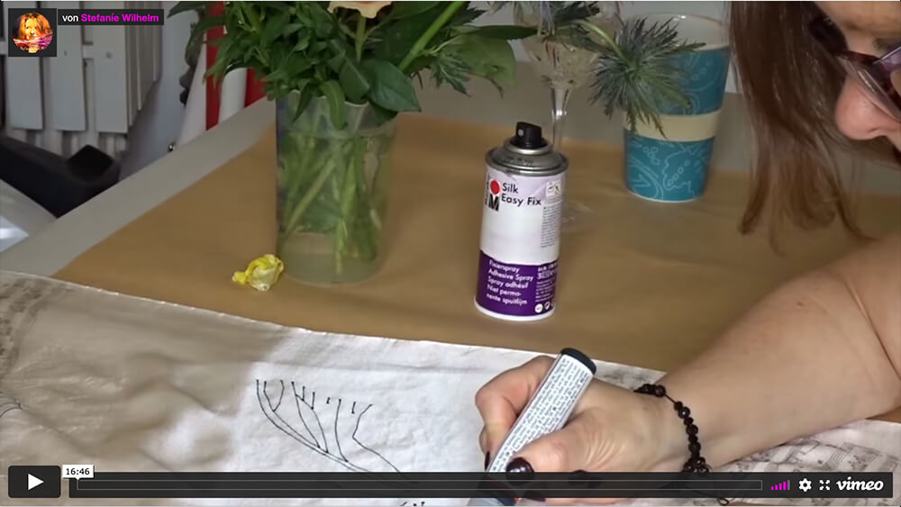 Seidenmalerei Onlinekurs mit Künstlerin Stefanie Wilhelm - becomePro Seidenmalerei Onlinekurs mit Künstlerin Stefanie Wilhelm - becomePro