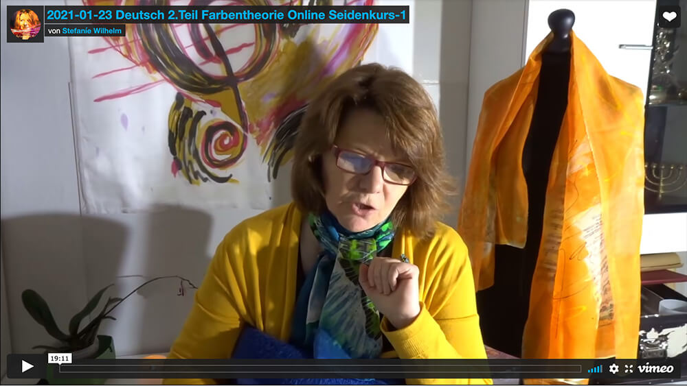 Seidenmalerei Onlinekurs mit Künstlerin Stefanie Wilhelm - becomePro Seidenmalerei Onlinekurs mit Künstlerin Stefanie Wilhelm - becomePro