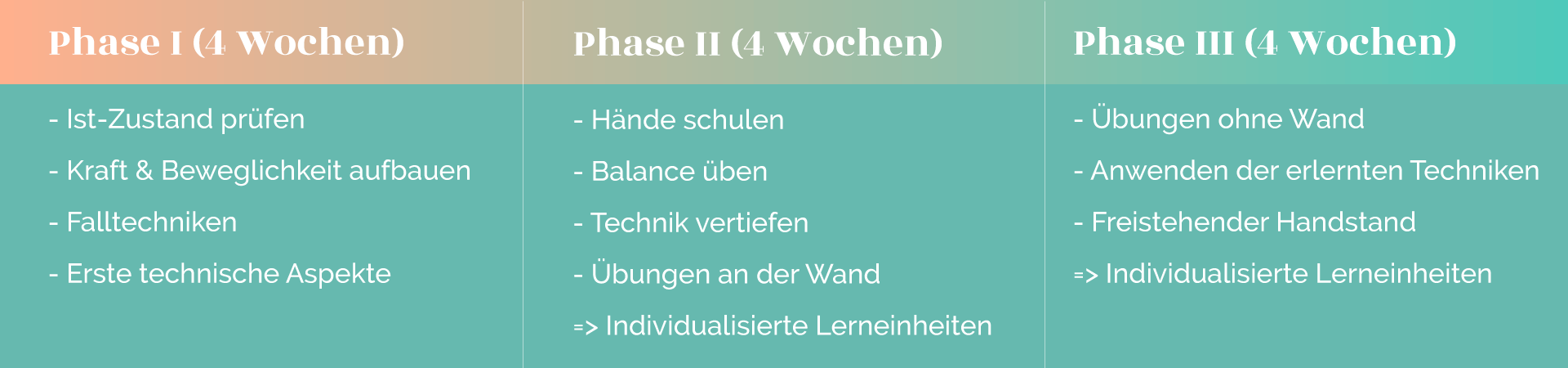 Handstand lernen in 12 Wochen - Onlinekurs von Caro Upsidedown - becomePro