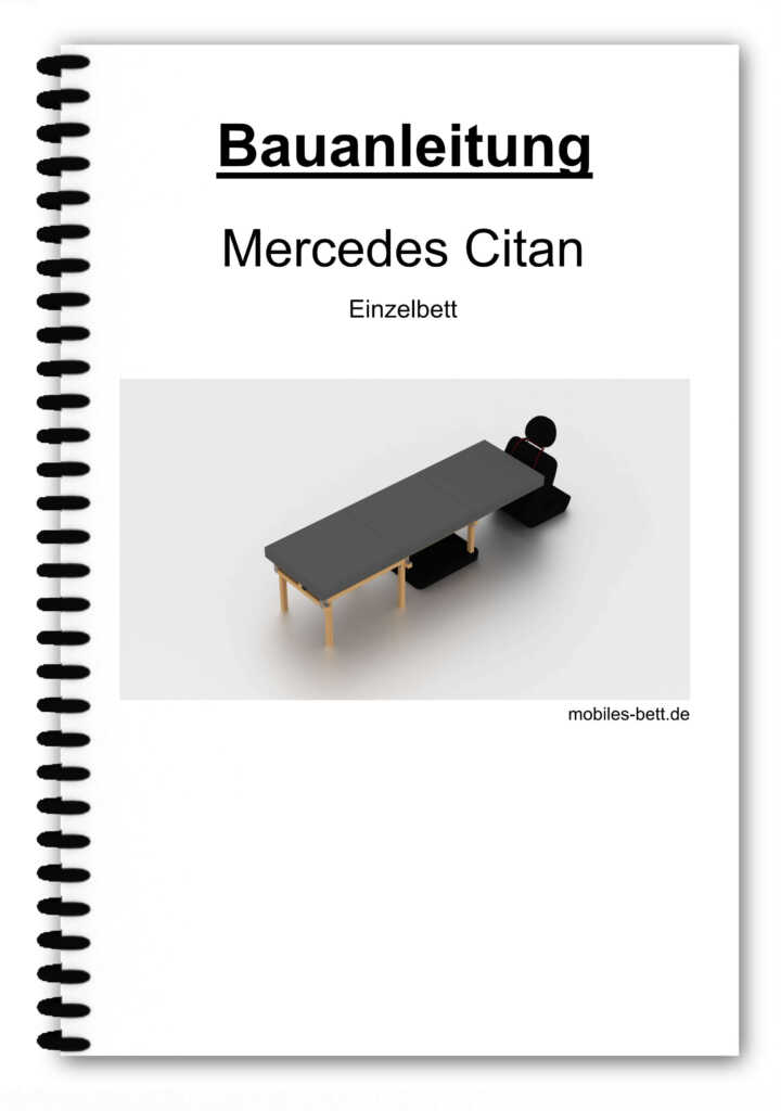 Bett für Mercedes Citan selbst bauen - Anleitung für Einzel-, Doppel- und Kombi-Bett - becomePro Bett für Mercedes Citan selbst bauen - Anleitung für Einzel-, Doppel- und Kombi-Bett - becomePro