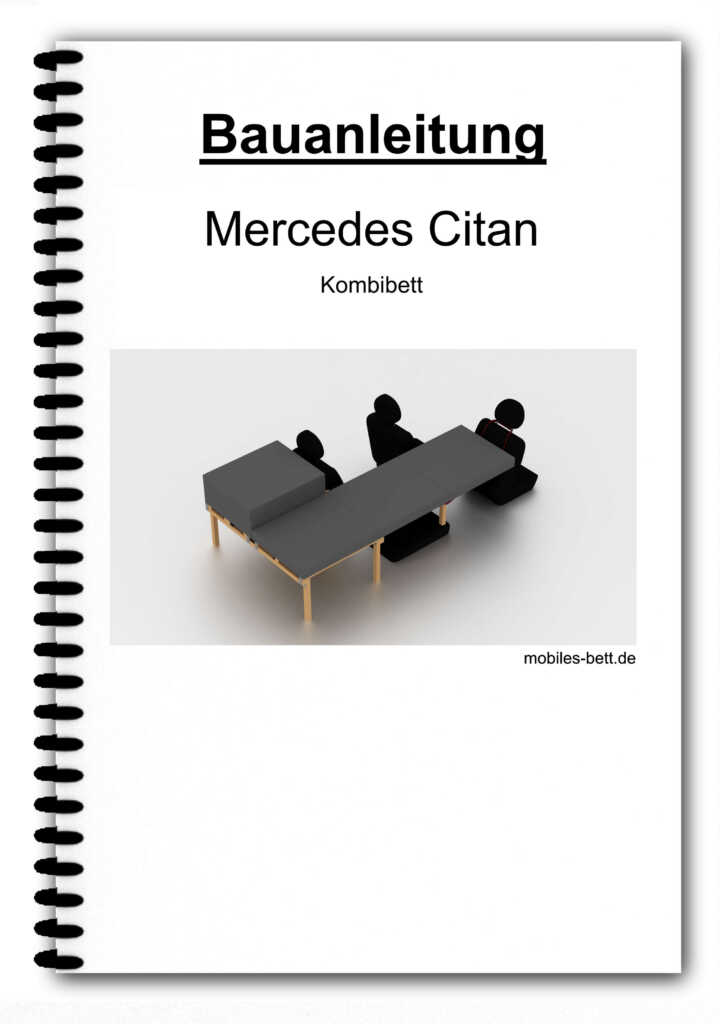 Bett für Mercedes Citan selbst bauen - Anleitung für Einzel-, Doppel- und Kombi-Bett - becomePro Bett für Mercedes Citan selbst bauen - Anleitung für Einzel-, Doppel- und Kombi-Bett - becomePro