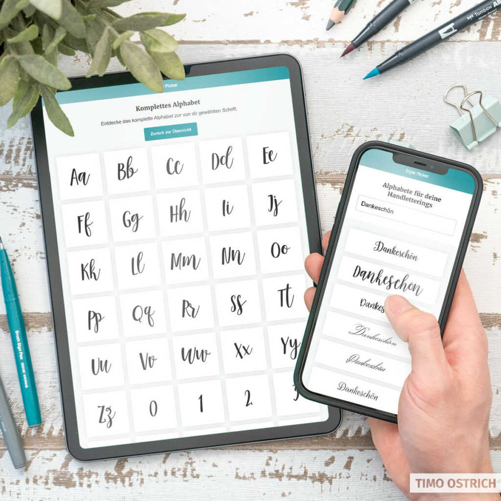 Handlettering Online Kurs mit Tino Ostrich - becomePro Handlettering Online Kurs mit Tino Ostrich - becomePro