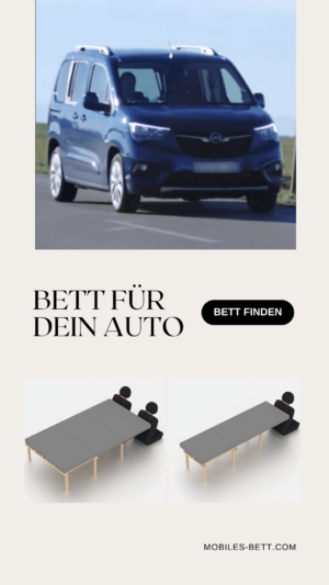 Anleitung für Einzel-, Doppel und Kombibett im Opel Combo Life - becomePro