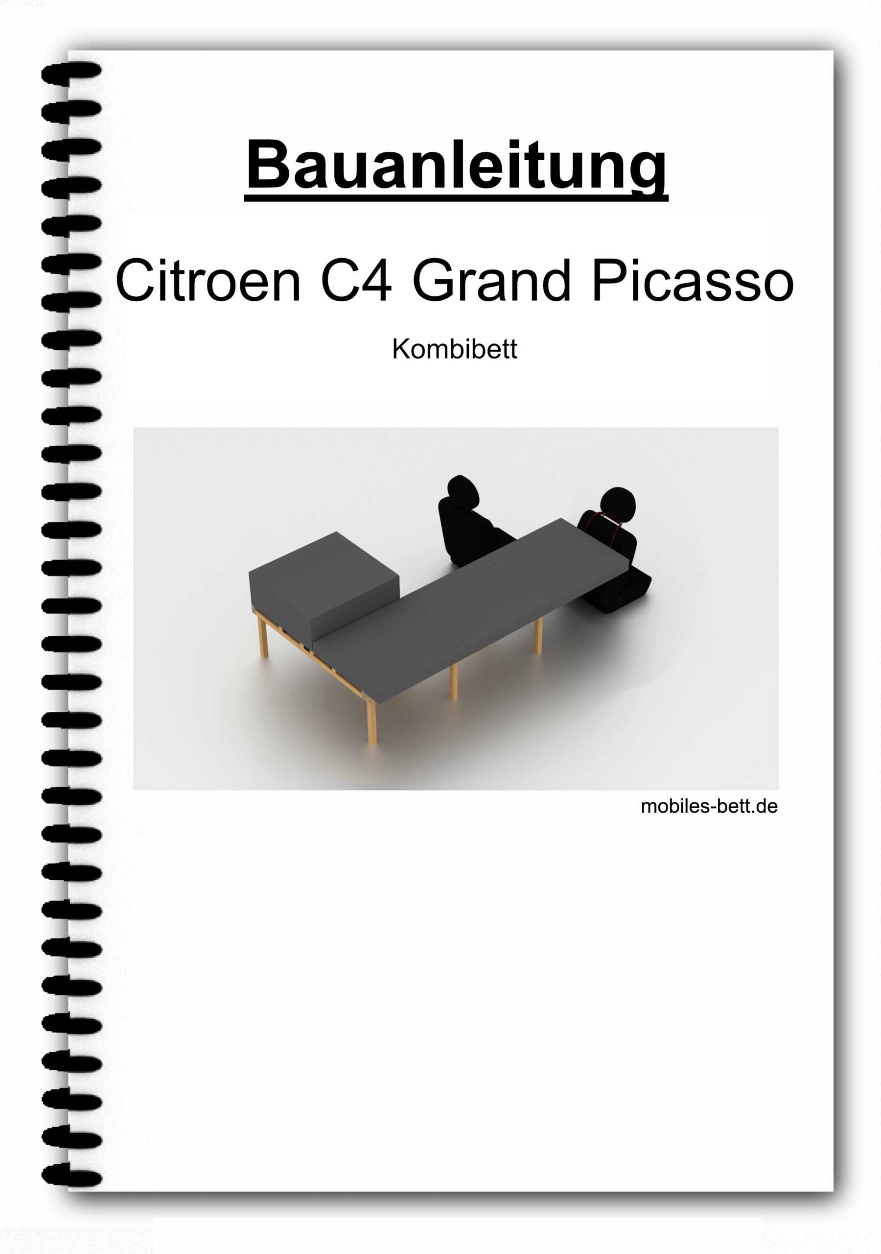 Bett für Citroen C4 Grand Picasso selbst bauen - Anleitung für Einzel-, Doppel- und Kombi-Bett - becomePro Bett für Citroen C4 Grand Picasso selbst bauen - Anleitung für Einzel-, Doppel- und Kombi-Bett - becomePro
