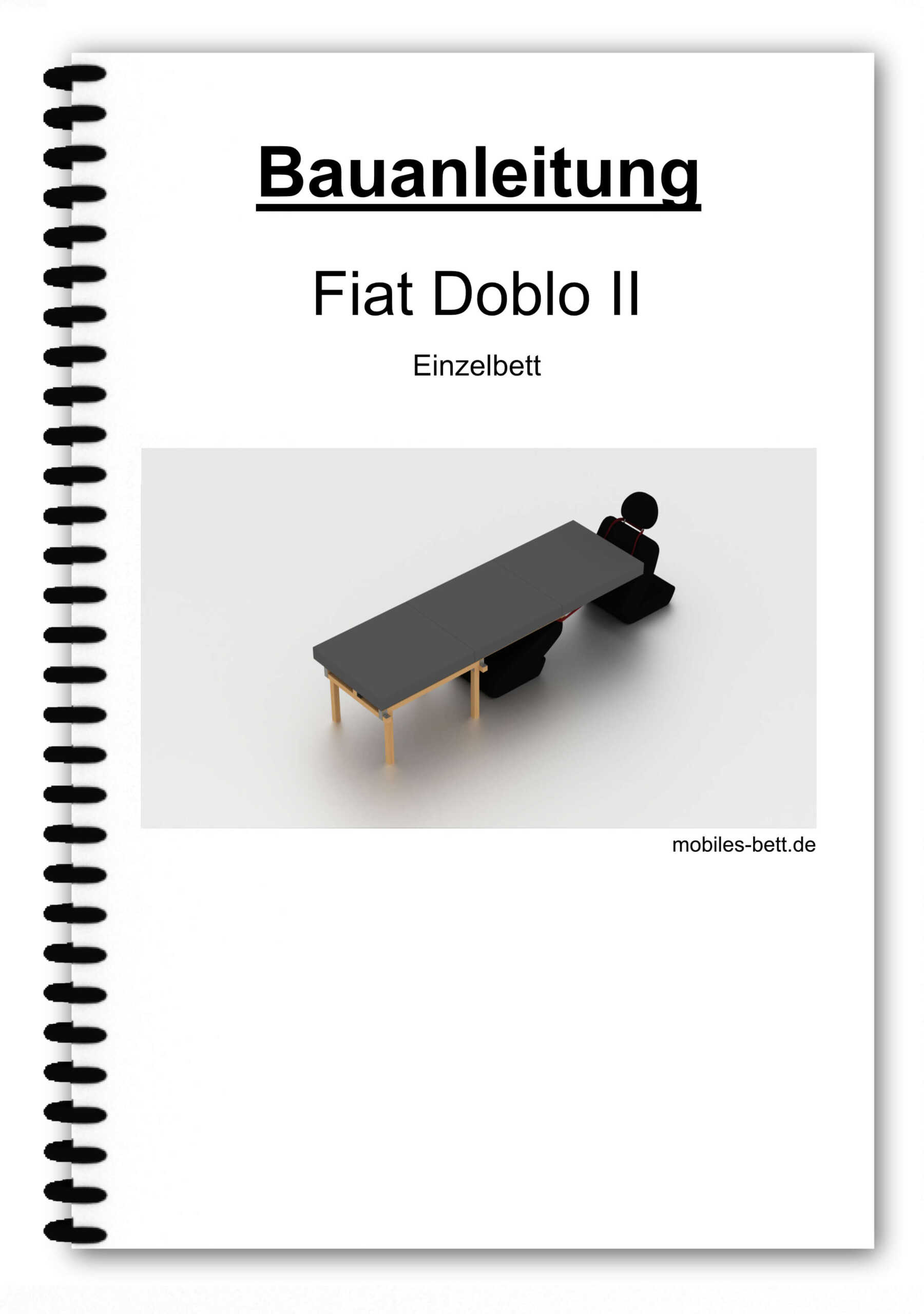 Bett für Fiat Doblo II selbst bauen - Anleitung für Einzel-, Doppel- und Kombi-Bett - becomePro Bett für Fiat Doblo II selbst bauen - Anleitung für Einzel- und Doppelbett - becomePro