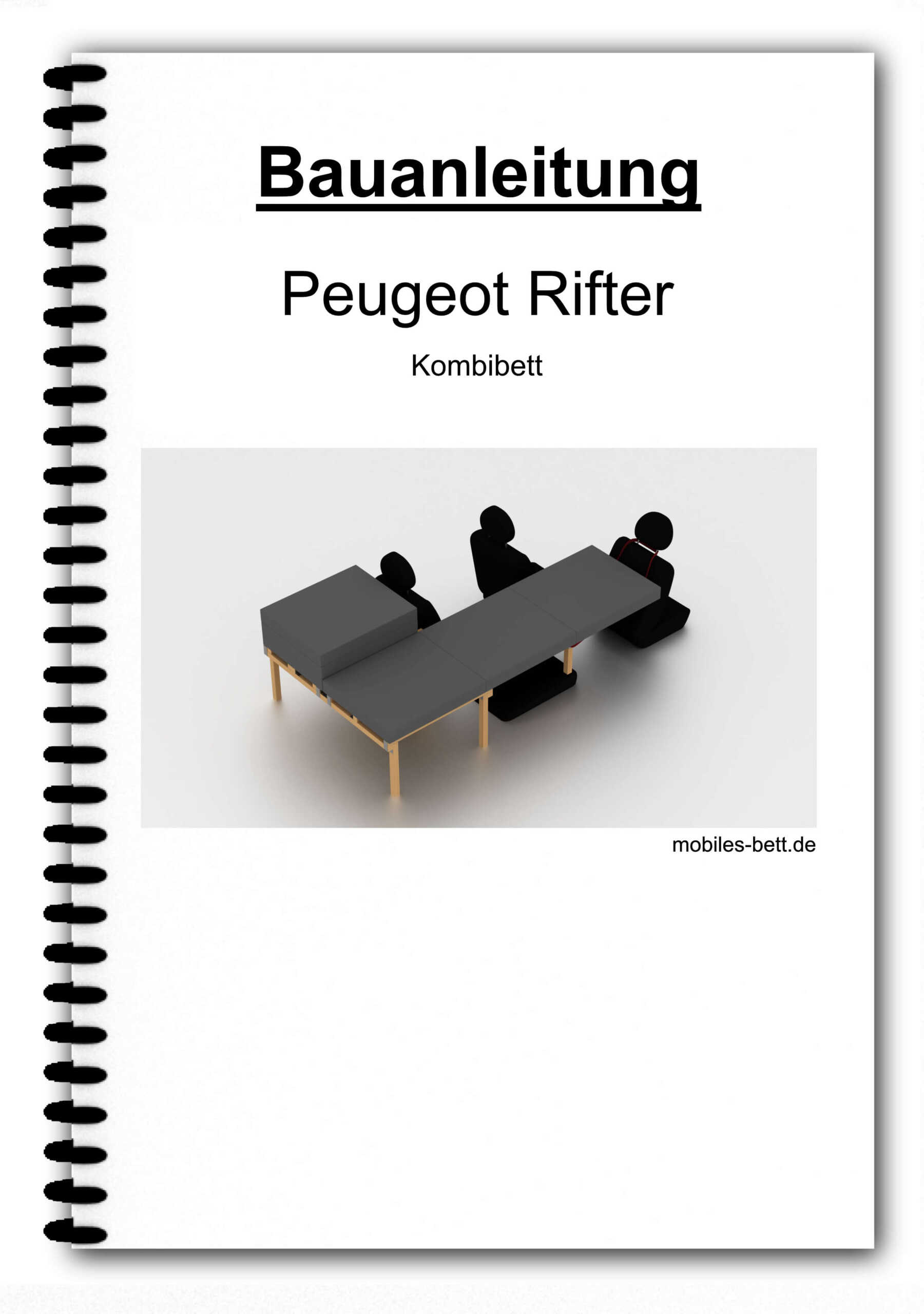 Bett für Peugeot Rifter selbst bauen - Anleitung für Einzel-, Doppel- und Kombi-Bett - becomePro Bett für Peugeot Rifter selbst bauen - Anleitung für Einzel-, Doppel- und Kombi-Bett - becomePro