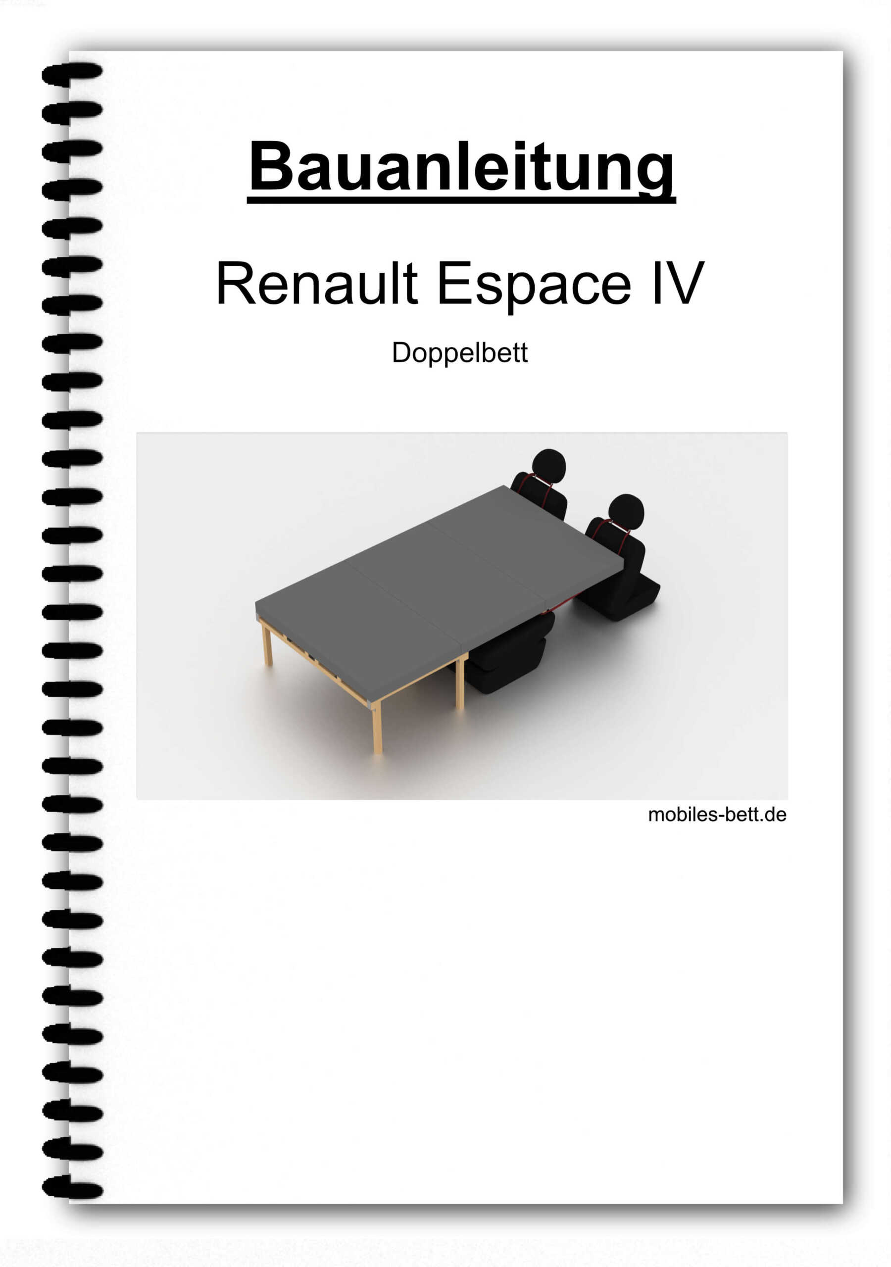 Bett für Renault Espace IV selbst bauen - Anleitung für Einzel-, Doppel- und Kombi-Bett - becomePro Bett für Renault Espace IV selbst bauen - Anleitung für Einzel-, Doppel- und Kombi-Bett - becomePro