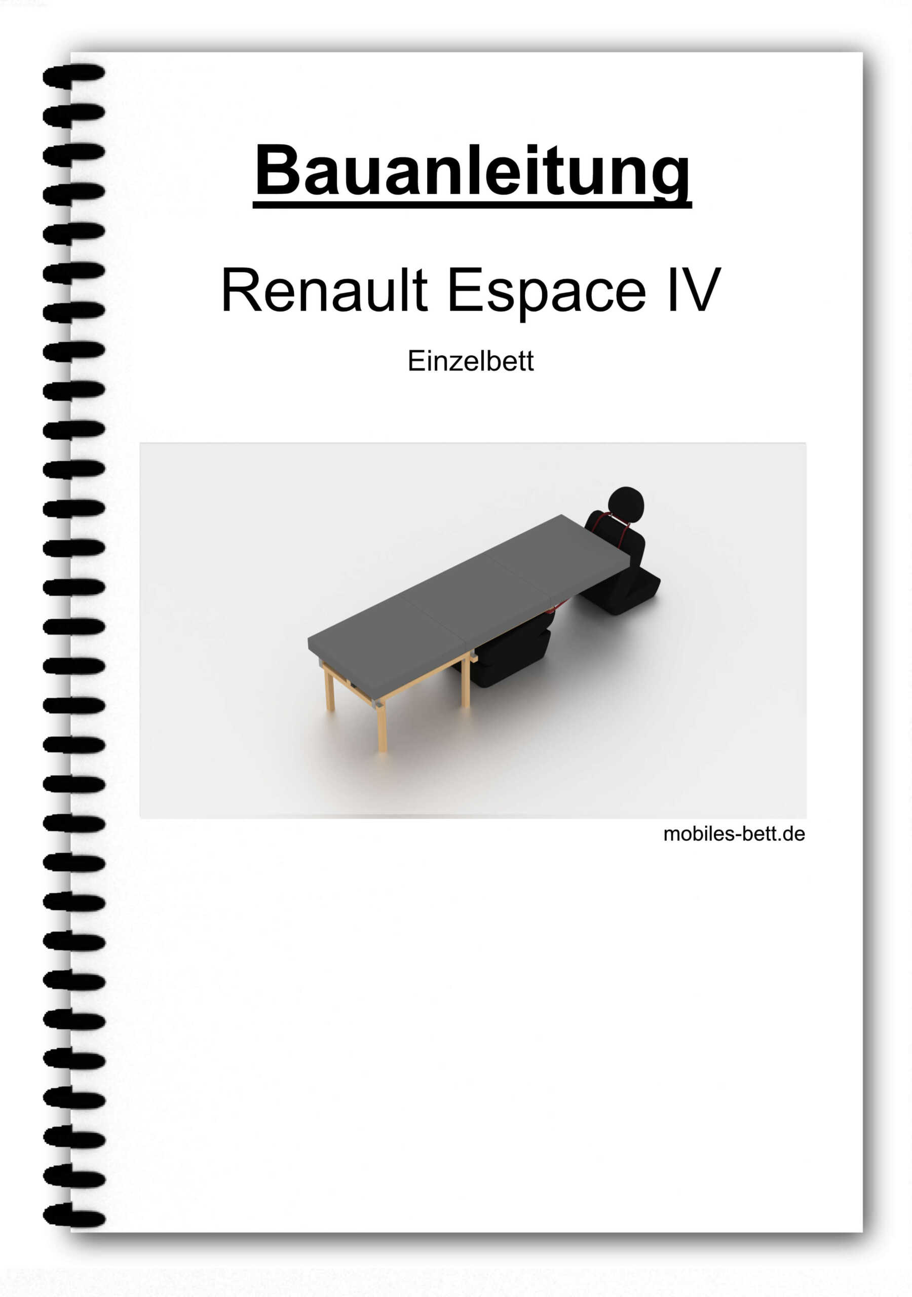 Bett für Renault Espace IV selbst bauen - Anleitung für Einzel-, Doppel- und Kombi-Bett - becomePro Bett für Renault Espace IV selbst bauen - Anleitung für Einzel-, Doppel- und Kombi-Bett - becomePro