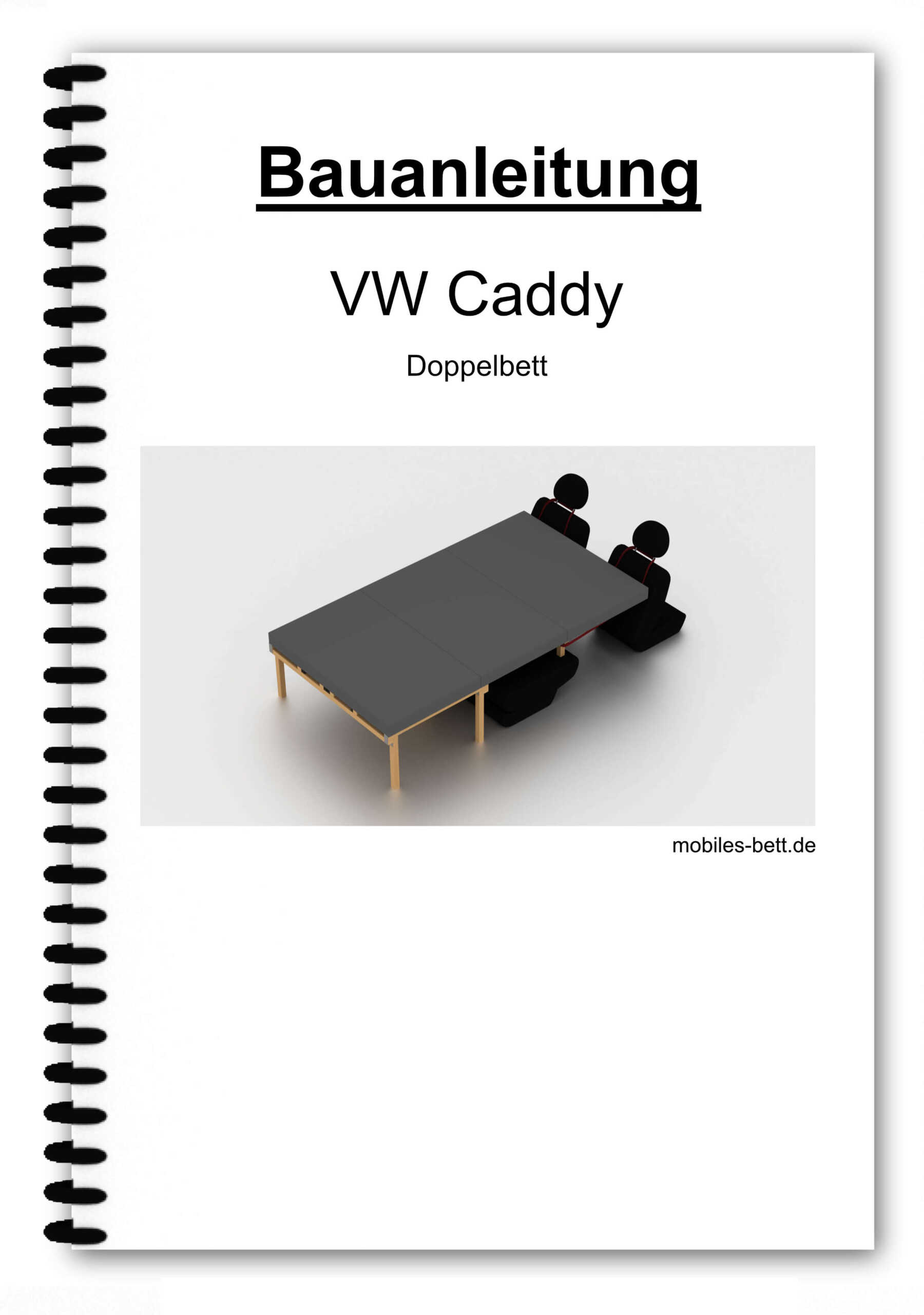 Bett für VW Caddy III selbst bauen - Anleitung für Einzel-, Doppel- und Kombi-Bett - becomePro Bett für VW Caddy III selbst bauen - Anleitung für Einzel-, Doppel- und Kombi-Bett - becomePro