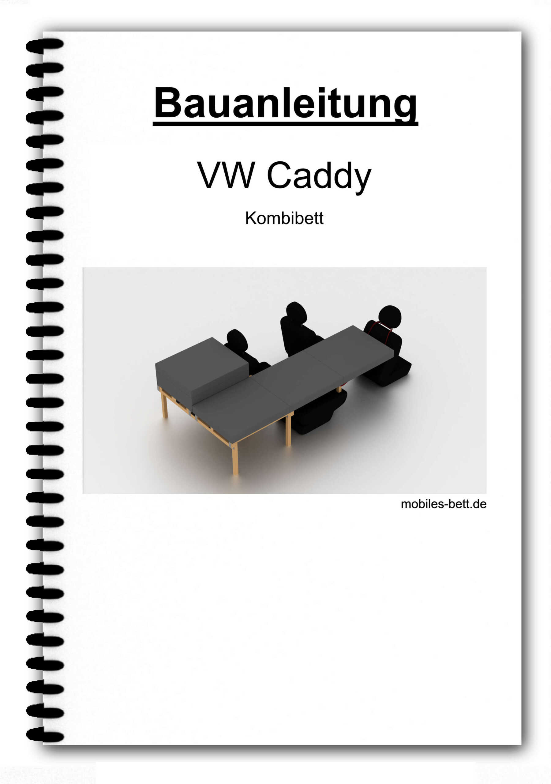 Bett für VW Caddy III selbst bauen - Anleitung für Einzel-, Doppel- und Kombi-Bett - becomePro Bett für VW Caddy III selbst bauen - Anleitung für Einzel-, Doppel- und Kombi-Bett - becomePro