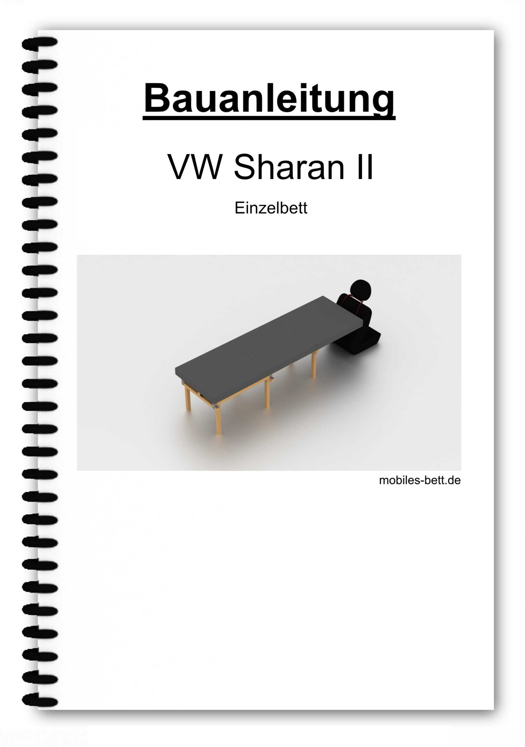 Bett für VW Sharan II selbst bauen - Anleitung für Einzel- und Doppelbett - becomePro Bett für VW Sharan II selbst bauen - Anleitung für Einzel- und Doppelbett - becomePro