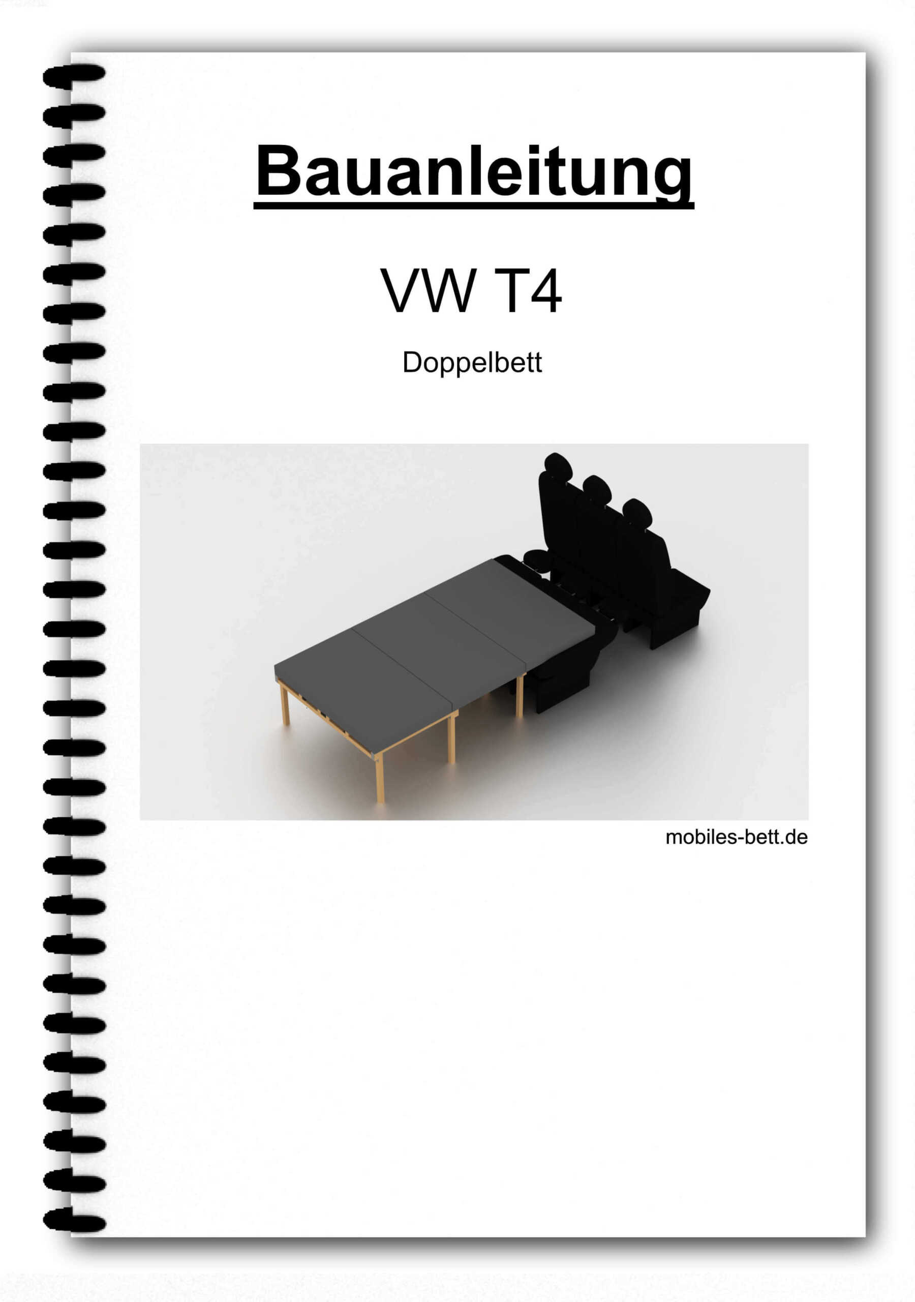 Bett für VW T4 selbst bauen - Anleitung für Einzel-, Doppel- und Kombi-Bett - becomePro Bett für VW T4 selbst bauen - Anleitung für Einzel-, Doppel- und Kombi-Bett - becomePro