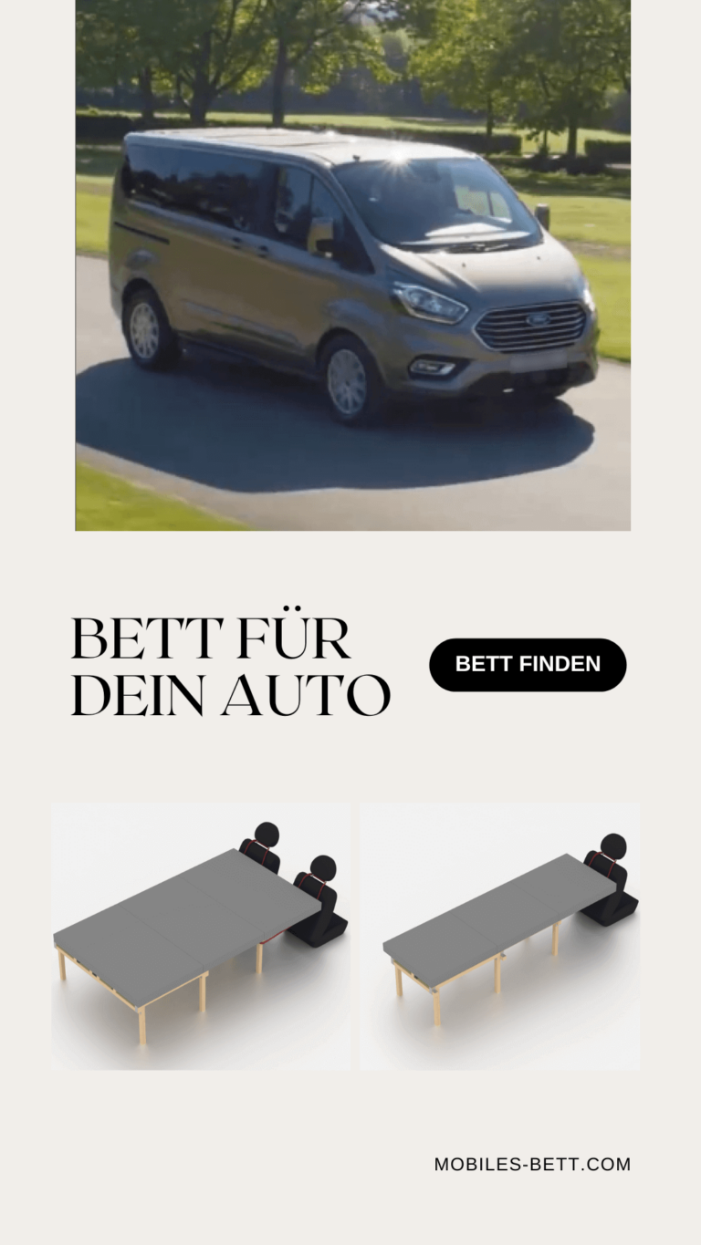 Bett für Ford Tourneo Costum selbst bauen - Anleitung für Doppelbett