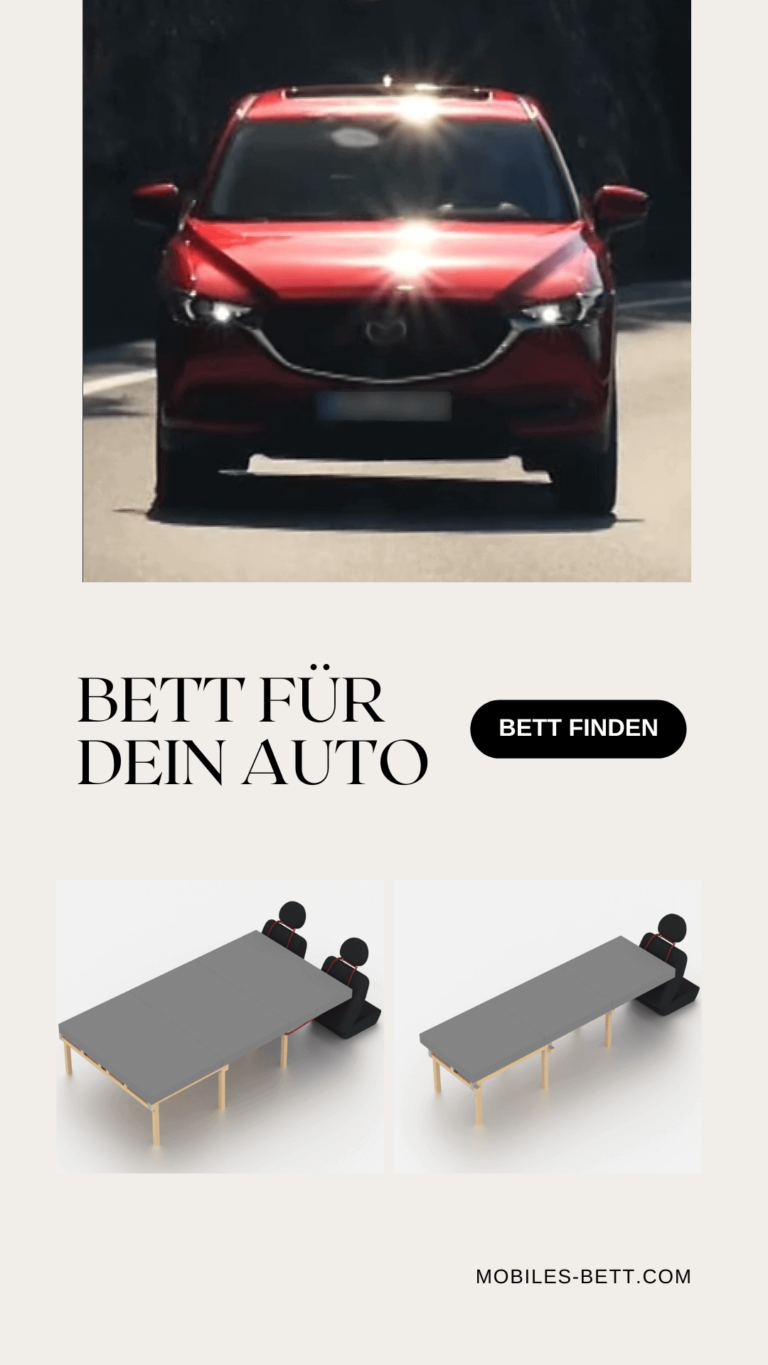 Bett für Mazda CX-5 selbst bauen - Anleitung für Doppelbett