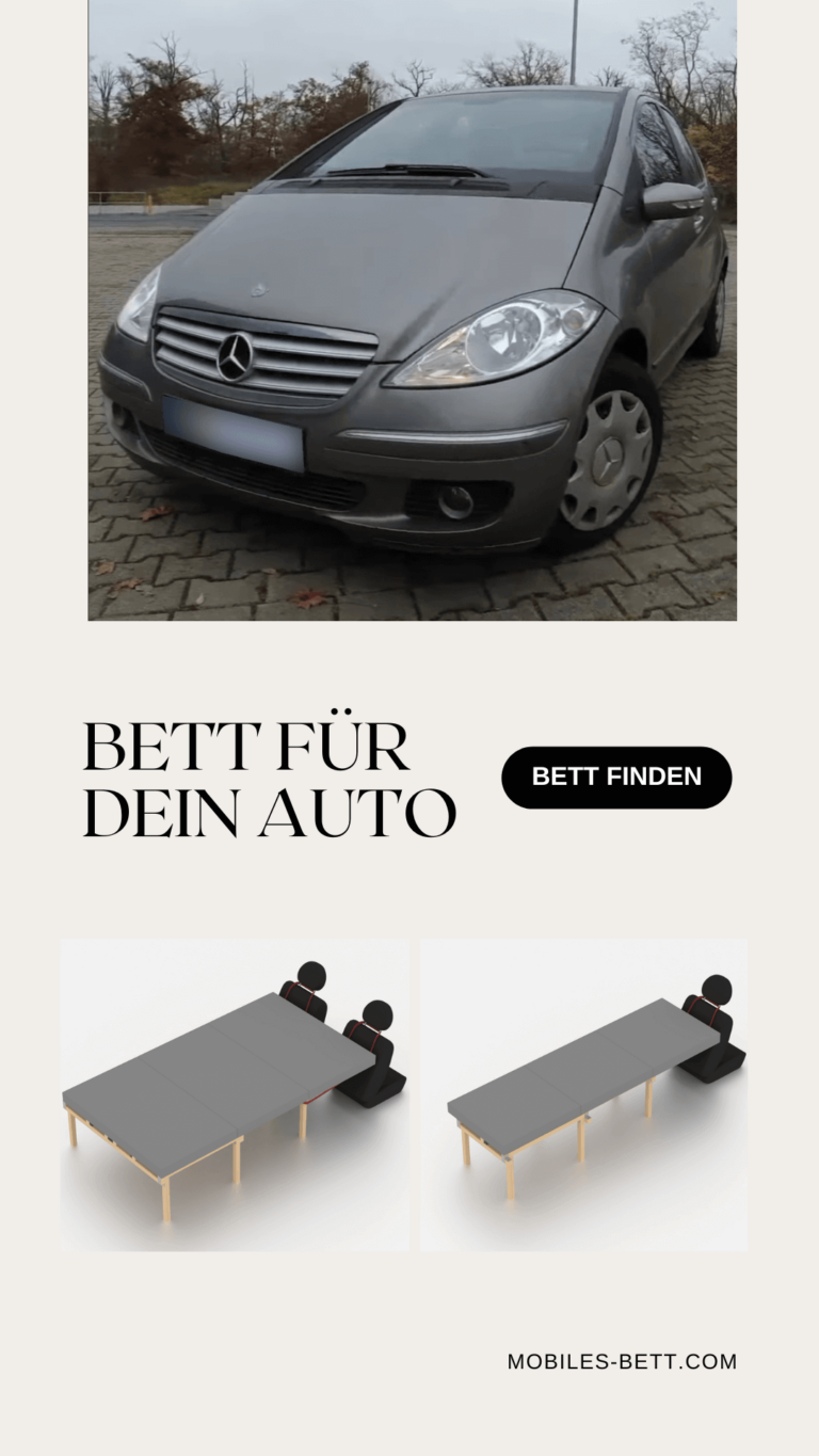 Bett für Mercedes-Benz A-Klasse selbst bauen - Anleitung für Doppelbett