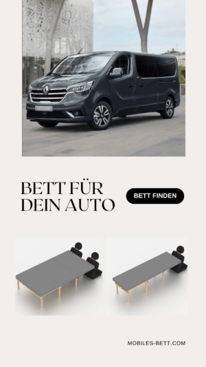 Bett für Renault Trafic III selbst bauen - Anleitung für Doppelbett - becomePro