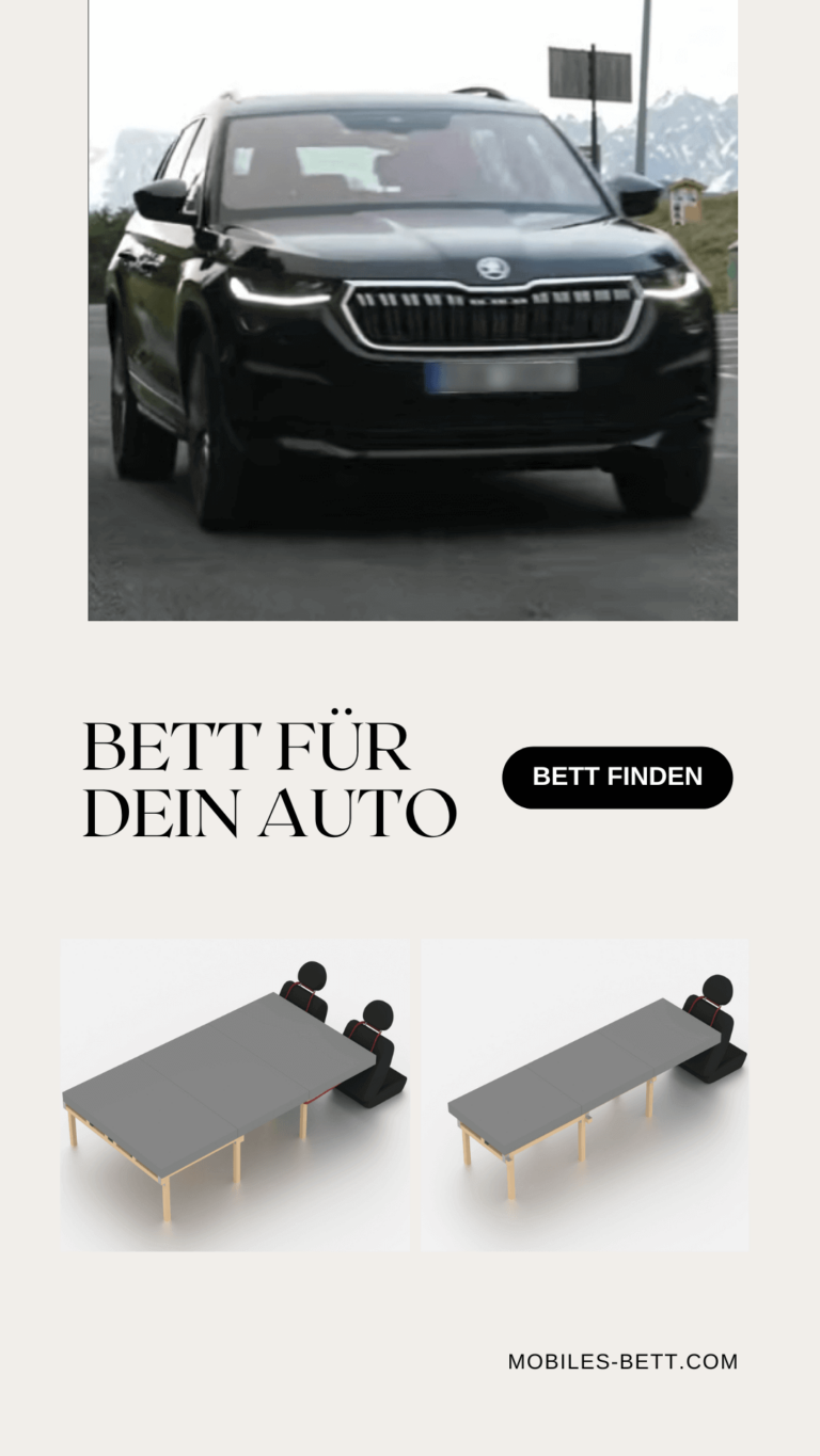 Bett für Skoda Kodiaq selbst bauen - Anleitung für Doppelbett