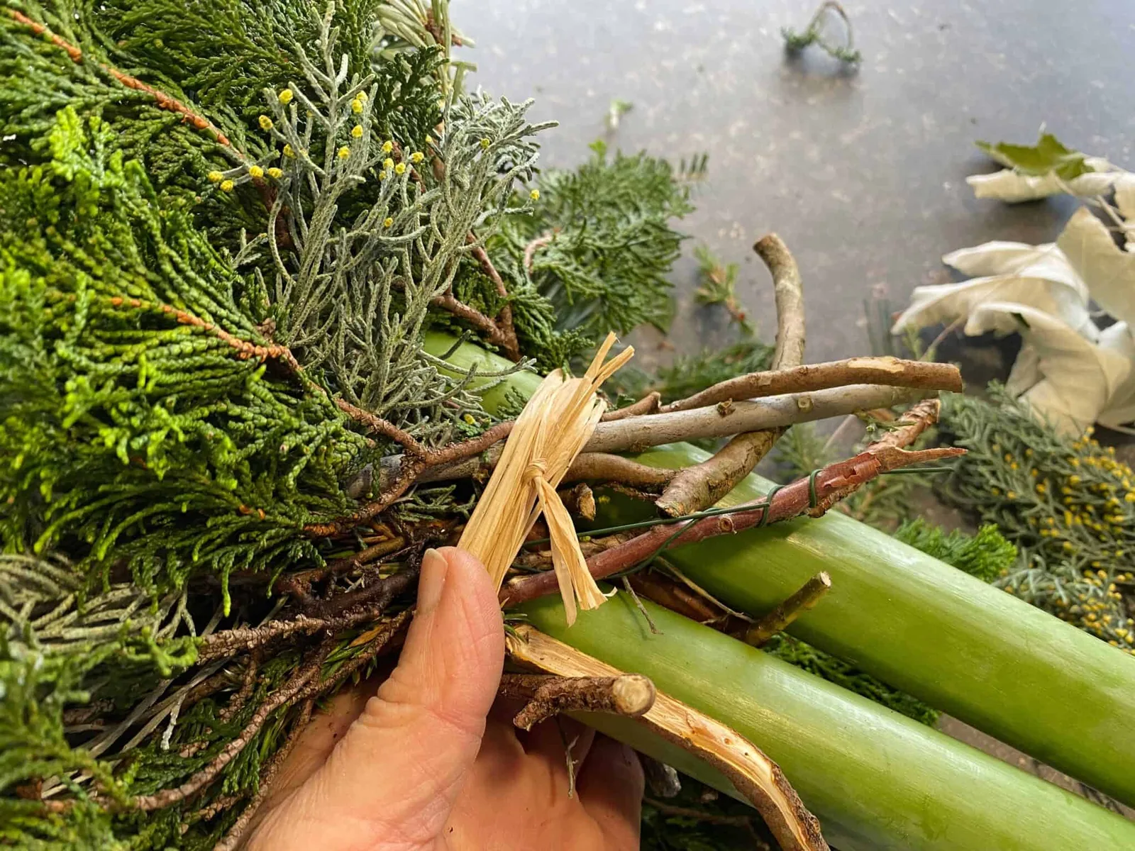 Amaryllis-Strauß