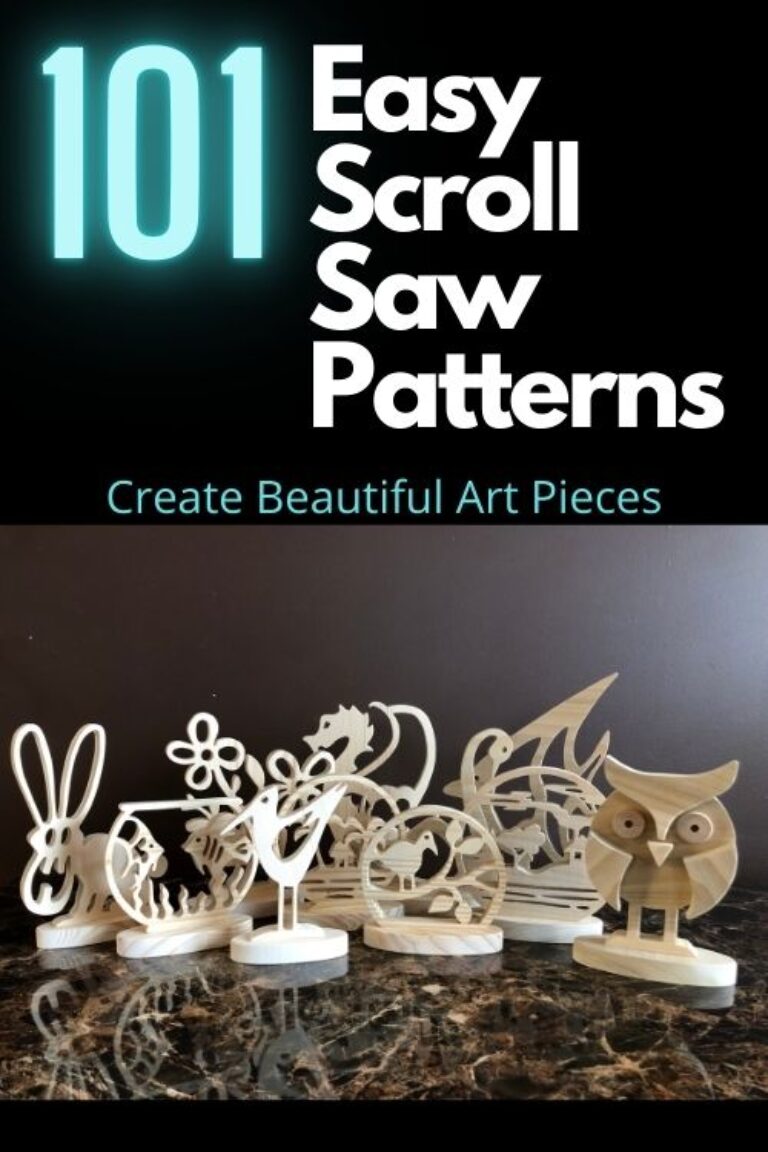 101 Easy Scroll Saw Patterns – Laubsägevorlagen als PDF