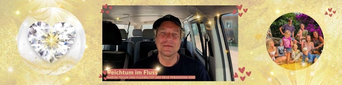 Blog Header Chris Kattoll mit Leichtum im Fluss Überschrift