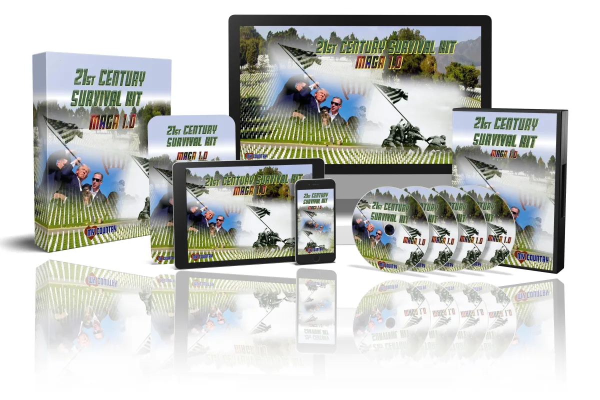 21st Century Survival Kit MAGA 1.0 großformatiges Produktpaket mit Buch, Tablet, Desktop-Monitor und DVDs
