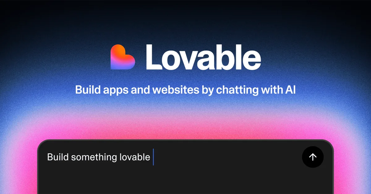 2400+ Viral AI Reels – fertige KI-Videos zum Download 4 Lovable-Plattform mit herzförmigem Logo und AI-Chat-Interface zum Erstellen von Apps und Websites