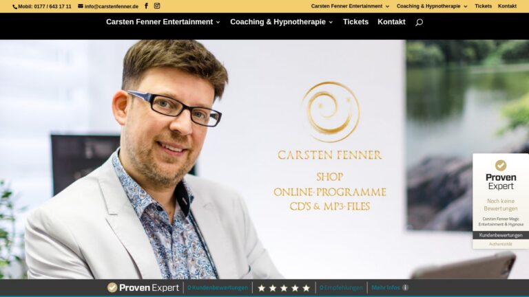 3er Set – Hypnose-Audios zum Download von Carsten Fenner