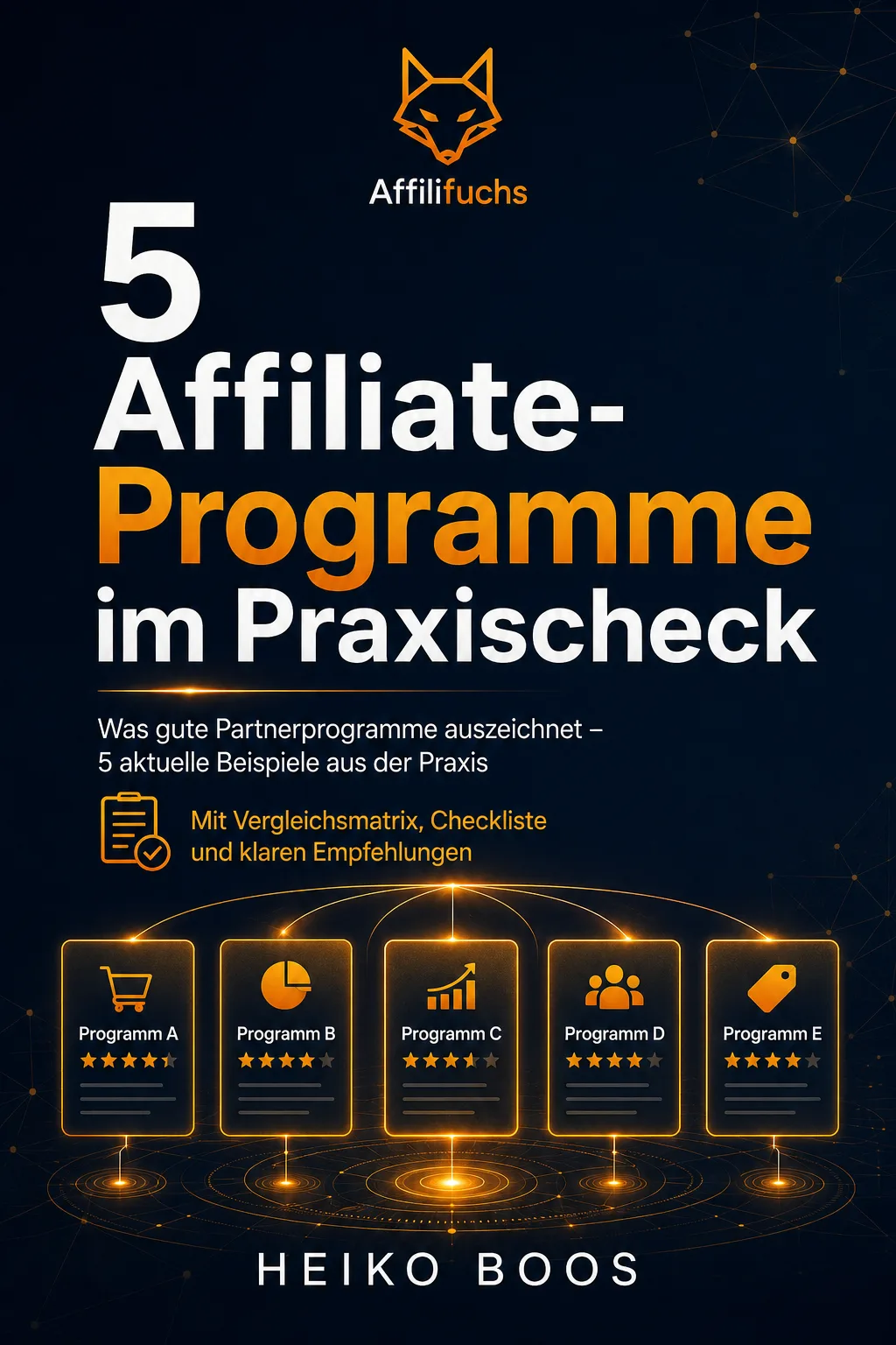 5 Affiliate-Programme im Praxischeck von Heiko Boos