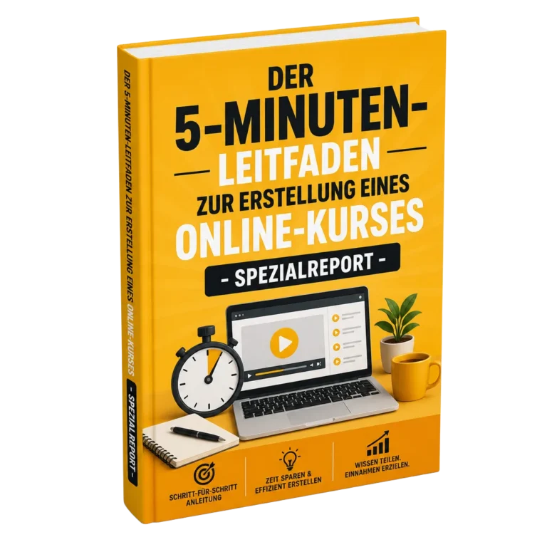 5-min Leitfaden: Dein eigener Online Kurs