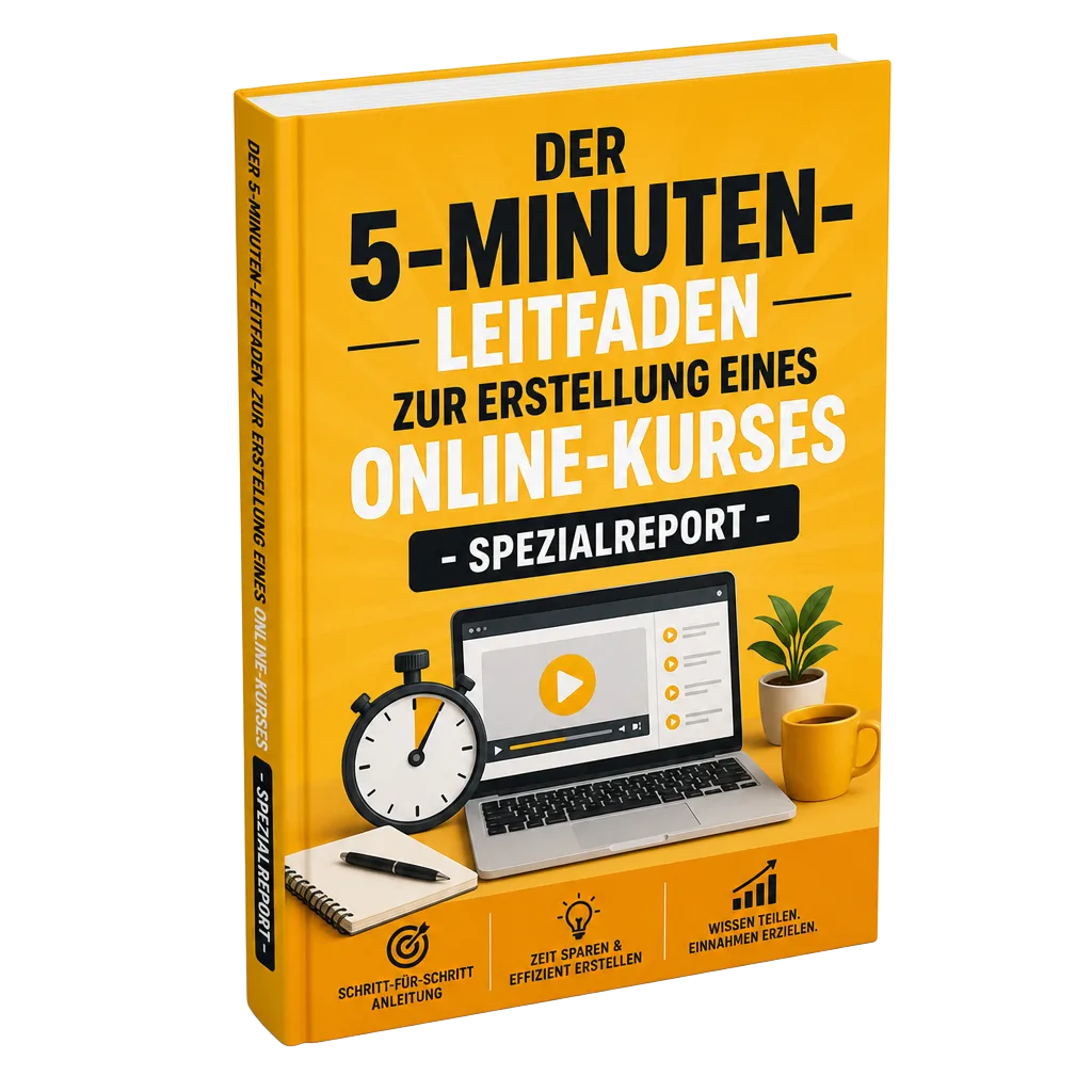 Der 5-Minuten-Leitfaden zur Erstellung eines Online-Kurses – Cover