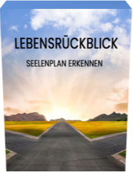 Buchcover Lebensrückblick Seelenplan mit Straße und Horizont