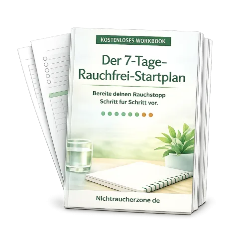 7-Tage-Rauchfrei-Startplan Workbook Cover in kleinerer Auflösung