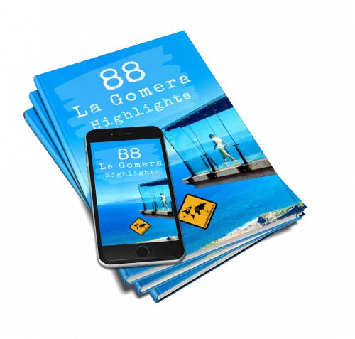 Produktabbildung 88 La Gomera Highlights E-Book mit iPhone und Broschüren
