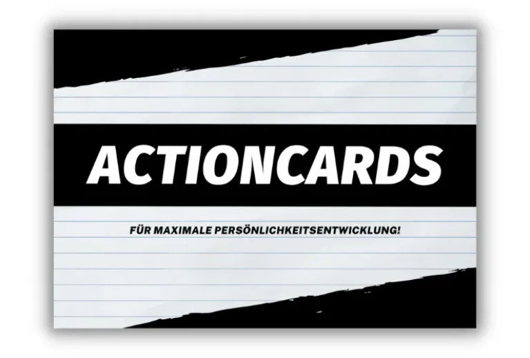 Actioncards – Kartenset zur Zielerreichung von Sven Schnurr