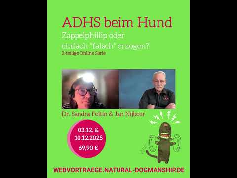 Videostandbild: ADHS-Kurs-Thumbnail mit Titel, Dozenten-Fotos und Kursinfos
