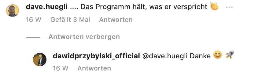 Instagram-Austausch: Kritik zu Programm-Verzögerung mit Antwort von Autor