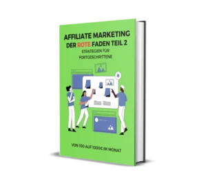 E-Book Cover Teil 2 grün mit Illustrationen von Personen und Websites