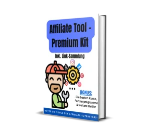 3D-Buchcover Affiliate Tool Premium Kit mit Mechanikar-Illustration, aufgeschlagen