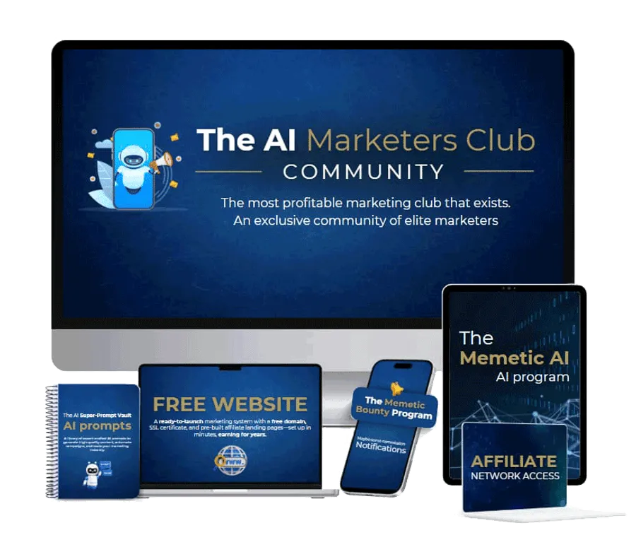 AI Marketers Club — complete offer stack