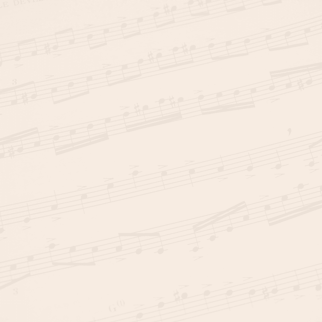 Alt-Blockflöte spielen – Online-Kurs mit Mitgliederbereich 10 Hintergrund mit Musiknoten in hellem Beige