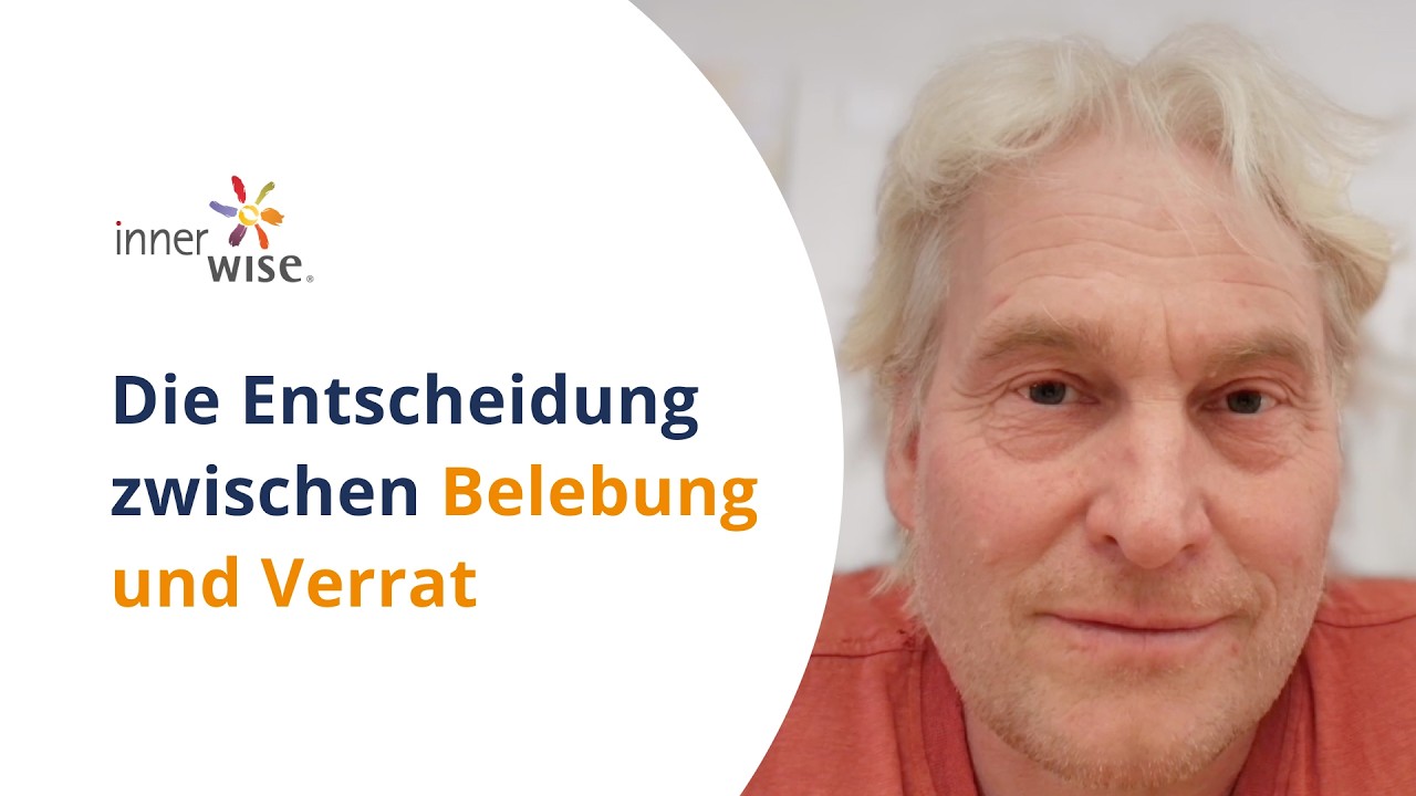 Videokurs-Thumbnail mit Uwe Albrecht und Text zur Entscheidung zwischen Belebung und Verrat