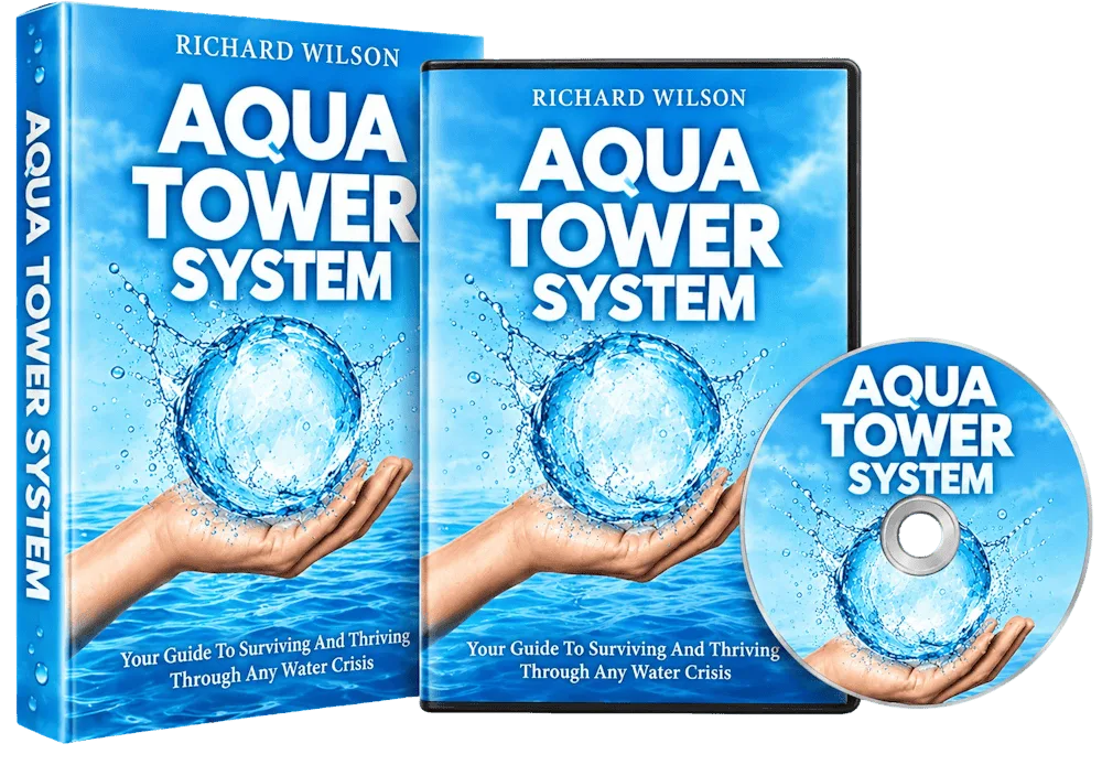 Aqua Tower System von Richard Wilson als Buch, DVD und E-Book mit Wasser-Splash-Design