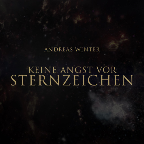 Quadratisches Hero-Banner mit mystischem Sternenhintergrund, goldener Schrift mit Autor und Kurstitel